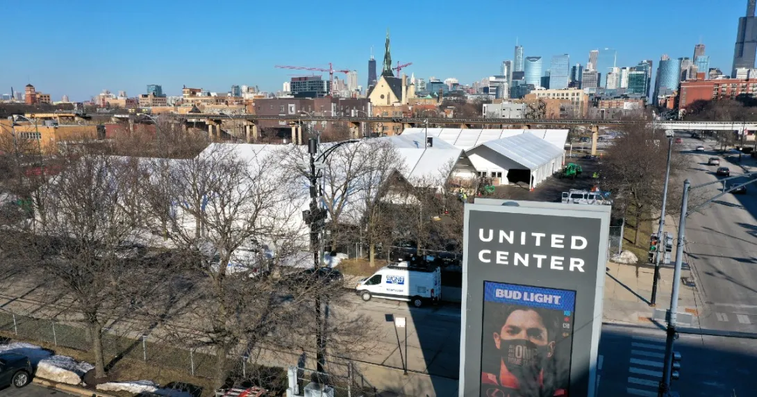 The United Center in Chicago