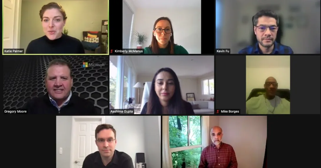 A screenshot of the VA symposium