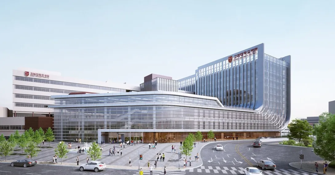 Exterior shot of the KU Anam building.