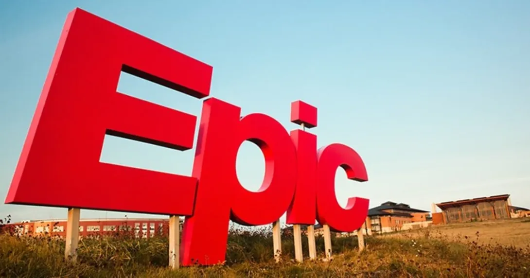Epic logo sign outside