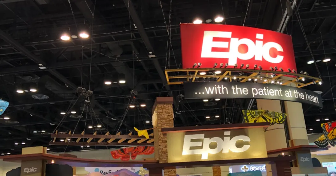 An Epic trade show booth