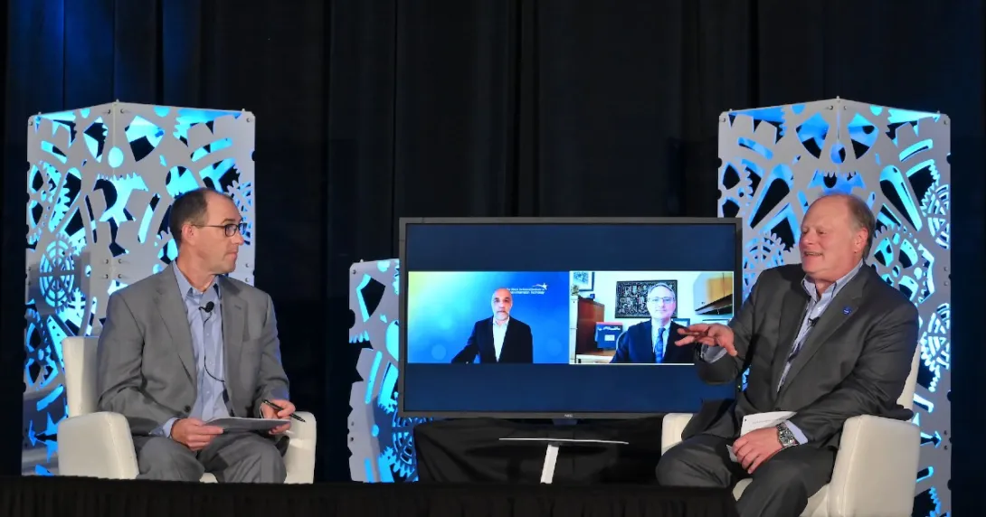 Tom Leary, Micky Tripathi, Dr. Daniel Jernigan and Hal Wolf