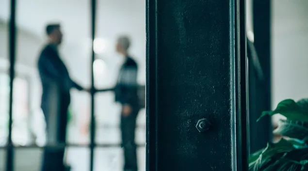 Businesspeople shaking hands