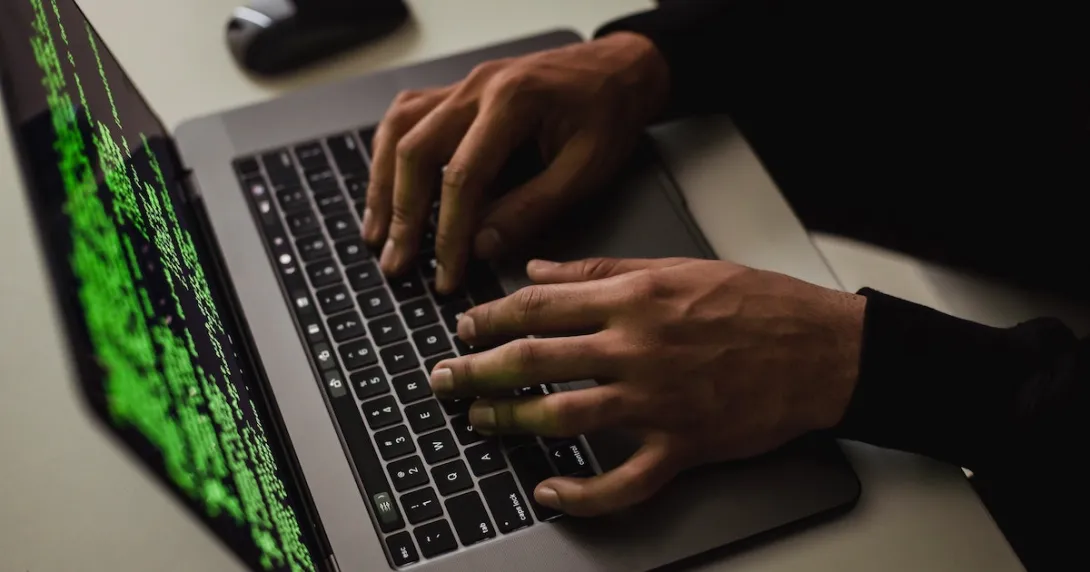 A computer programmer working on codes