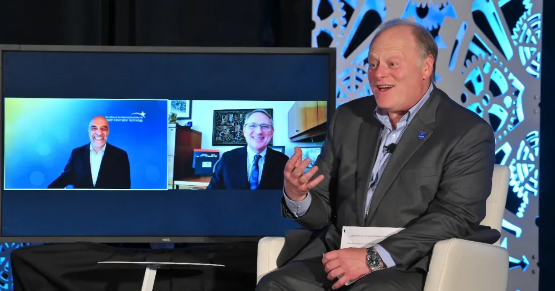 Micky Tripathi, Dr. Daniel Jernigan and Hal Wolf
