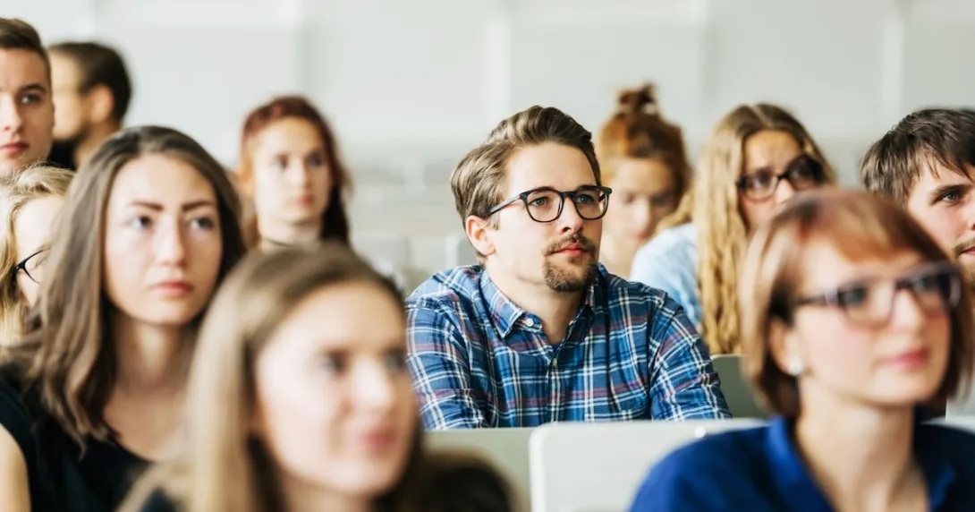 Students in lecture hall