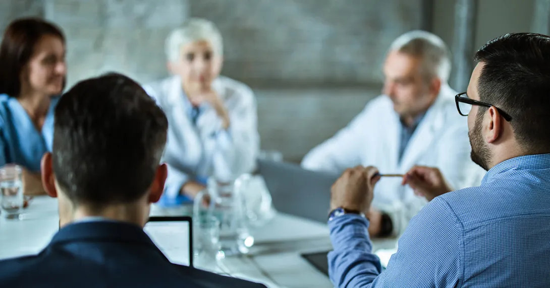 IT team meeting