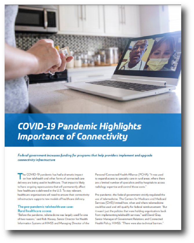 COVID-19 Pandemic Highlights Importance of Connectivity 