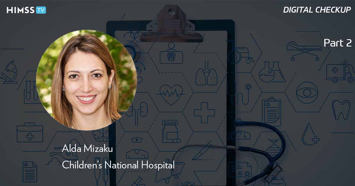 Alda Mizaku at Children's National Hospital Part 2_Blank stethoscope with medical icons Photo by everythingpossible/iStock/Getty Images Plus