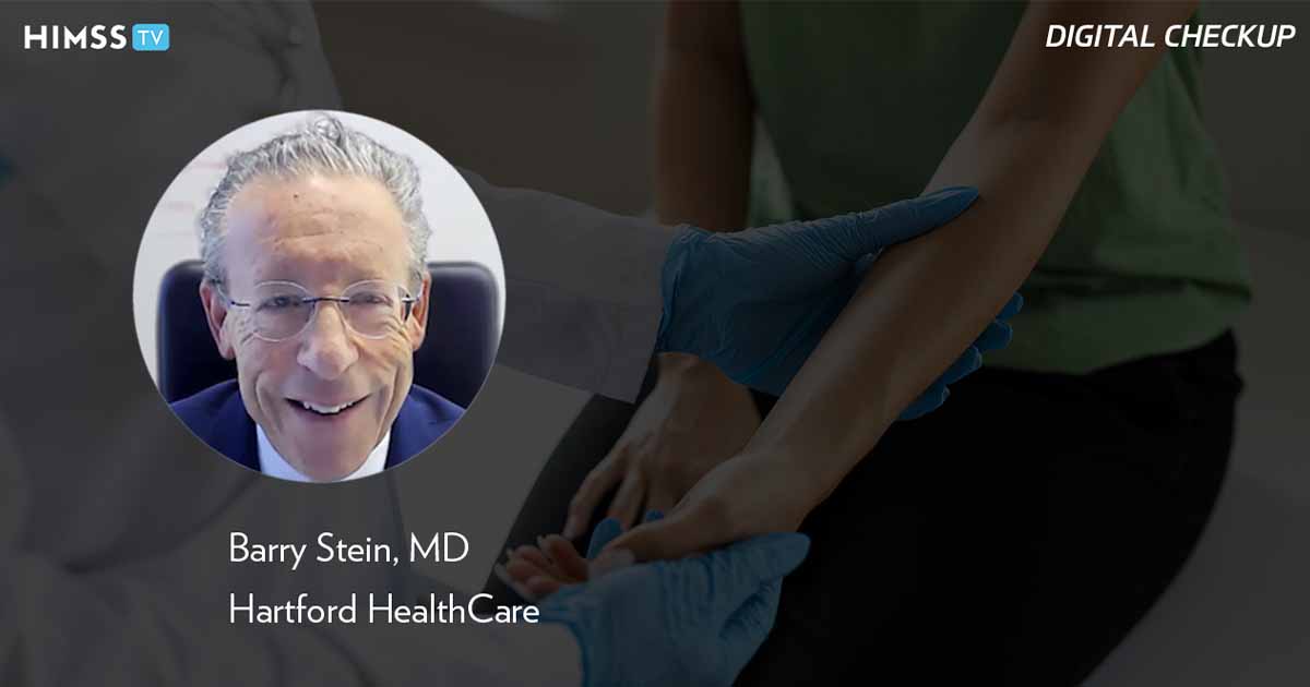 Barry Stein at Hartford HealthCare_Doctor taking pulse of patient Photo by bymuratdeniz/E+/Getty Images