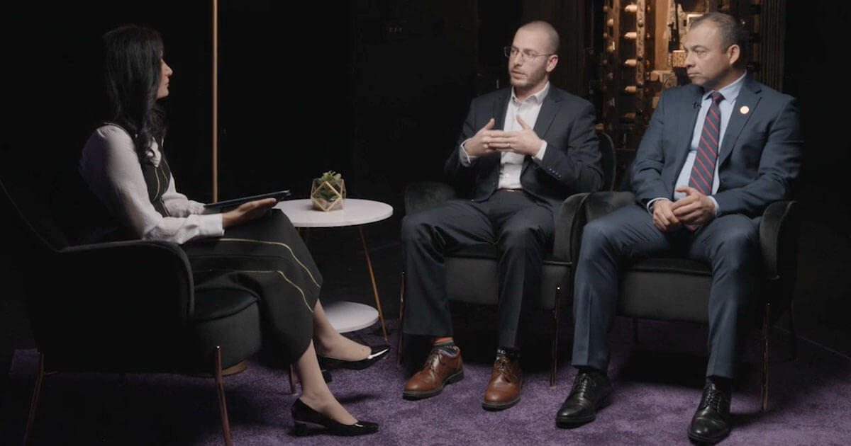 Luis M. Ahumada, director of health data science and analytics at Johns Hopkins All Children’s Hospital, and Jake Hochberg, VP of analytics and chief analytics officer at Arcadia