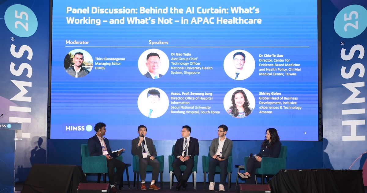 A panel at HIMSS25 APAC discussed the state of AI implementation in Asia-Pacific health systems