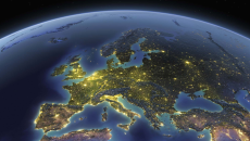 Europe photographed from space digital health