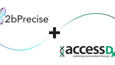 AccessDX and 2bPrecise logos