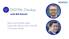 Brigham Hyde, cofounder, board chair and CEO of Atropos Health and Bill Siwicki