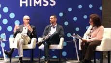 Dr. John Chessare, president and CEO of the GBMC; Bryan Bliven, CIO, University of Missouri Health Care; and moderator Janis Curtis, associate director of the Clinical Data Research Network at Duke, discuss digital transformation at HIMSS22.