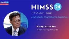 Dr Hsing-Hsien Wu at Tainan Municipal Hospital_HIMSS24 APAC