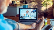 Patient and doctor consult with telehealth remote monitoring