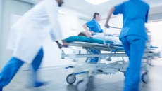 Medical professionals in an emergency department.