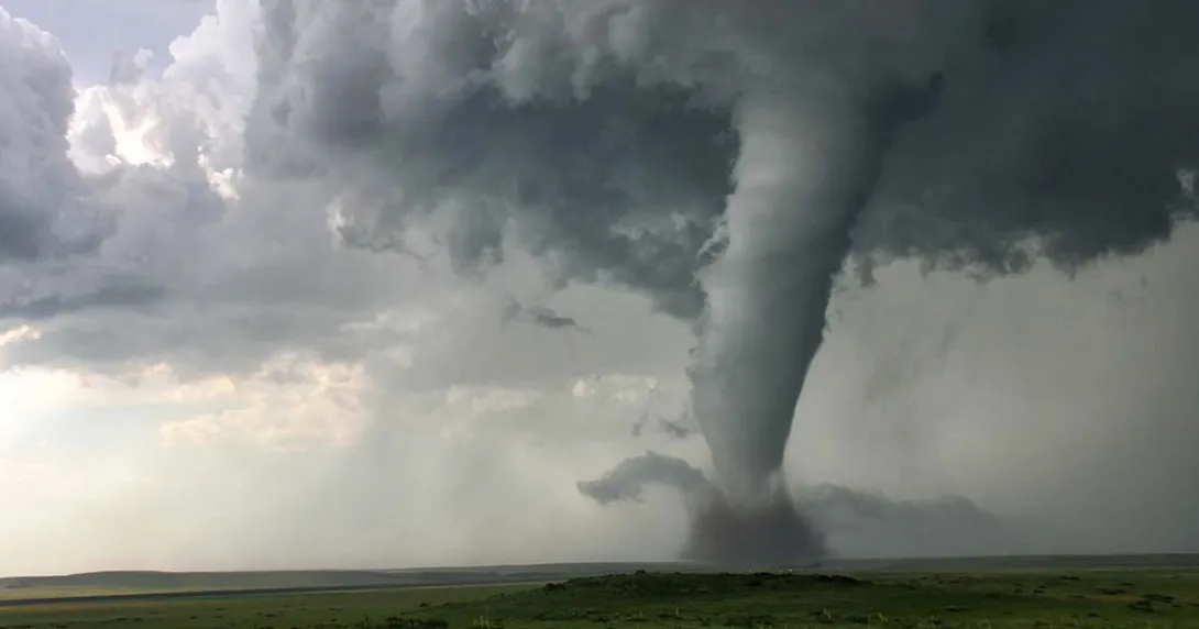 Tornado in progress Tornado in progress