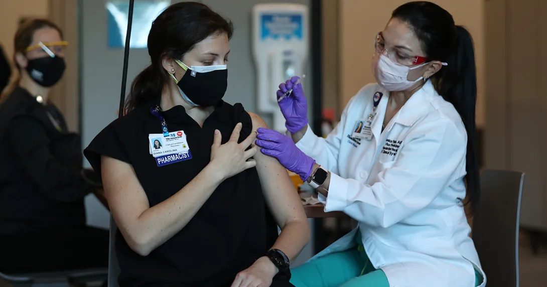 A vaccination