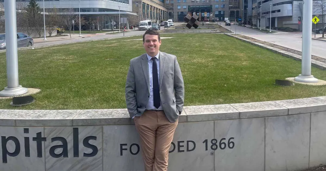Matthew McGuire, PharmD, of University Hospitals Health System on procurement software