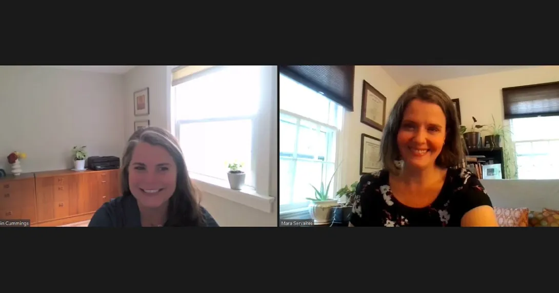 Robin Cummings and Mara Servaites of the Virginia Telehealth Network Robin Cummings and Mara Servaites of the Virginia Telehealth Network
