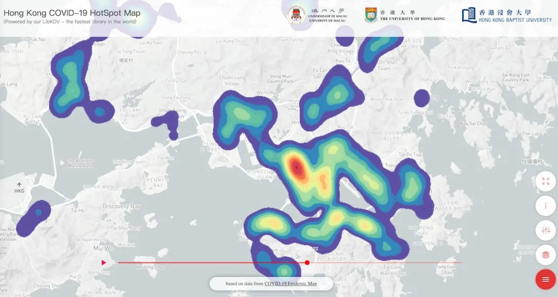 Hong Kong COVID-19 Hotspot Map