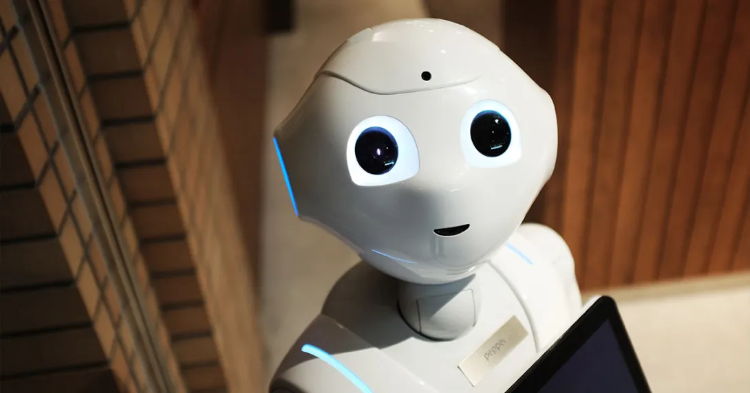 Head of a robot